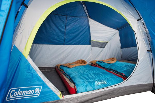 Coleman Brazos 20°F/30°F Adult Sleeping Bag, Cool-Weather Sleeping Bag with No-Snag Zipper & Stuff Sack, Machine Washable - Image 6
