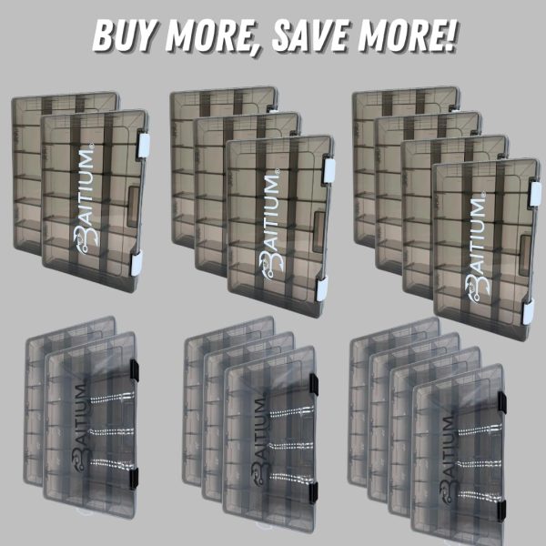 Fishing Tackle Box Organizer, Tackle Boxes With Dividers, Fishing Box, Tacklebox for Fishing, 3600 Tackle Tray or 3700, Lure Organizer, Plastic Storage Organizer Box, Parts Box - 3600 (3 Pack) - Image 6