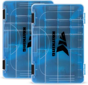 KastKing Bait Vault Camouflage Tackle Box, Plastic Tackle Trays, Fishing Tackle Box Storage Organizer with Removable Dividers, 2 Packs /4 Packs Lure Boxes Terminal Tackle Storage